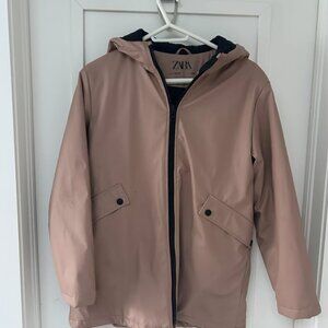 Zara girls' waterproof lined jacket | size 13/14
